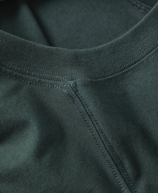 9.3 oz Cotton Oversize Tubular Pocket T-Shirt - Dark Green