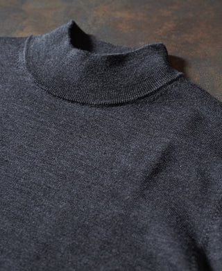 Extrafine Merino Wool Pullover Sweater - Dark Gray