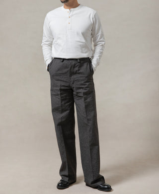 1940s 9.2 oz Salt & Pepper Selvedge Work Trousers