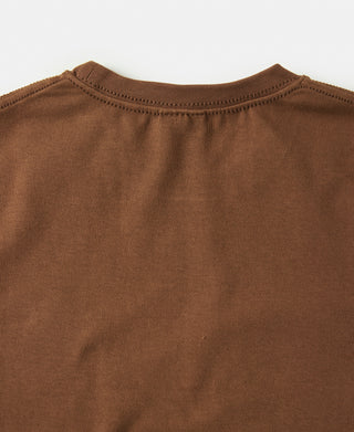 Slim Fit Crew Neck T-Shirt - Rust Red