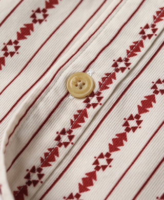 Navajo Striped Corduroy Shirt