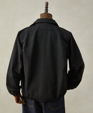 60/40 Water-Repellent Coach Jacket - Black