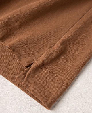 9.8 oz Cotton Classic Pocket T-Shirt - Light Brown