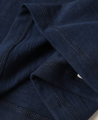 Heavyweight US Cotton Gusset Tubular T-Shirt - Indigo