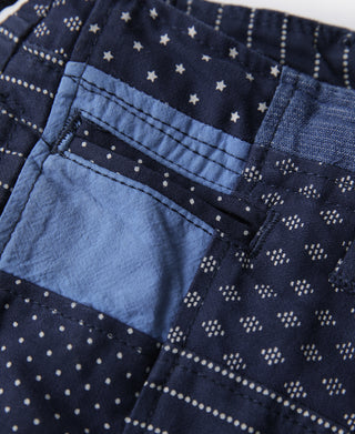 Wabash Patchwork Cotton Shorts