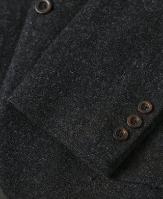 1930s Charcoal Gray Tweed Suit Jacket