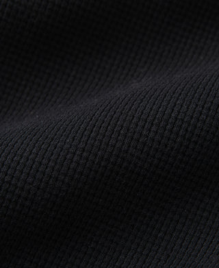 Heavyweight Waffle Cotton Underwear - Black