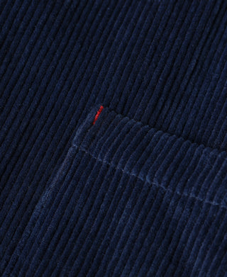 French Indigo-Dyed Corduroy Work Jacket