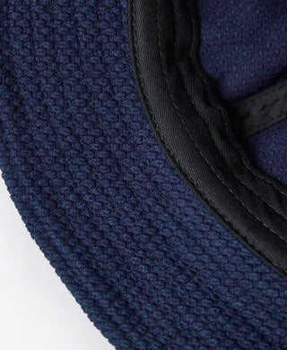 Indigo-Dyed Sashiko Bucket Hat