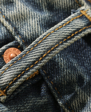 14 oz Repaired Selvedge Denim Flared Jeans