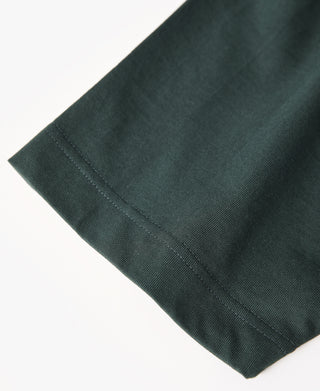 9.3 oz Cotton Oversize Tubular Pocket T-Shirt - Dark Green