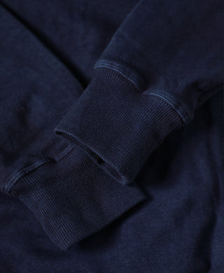 Indigo-Dyed Cotton-Jersey Hoodie