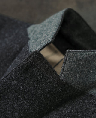 1930s Charcoal Gray Tweed Suit Jacket