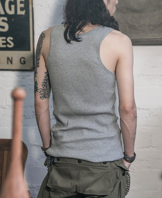 10.5 oz Cotton Tank Top - Gray