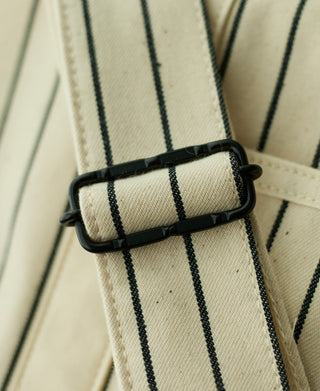 Striped Selvedge Cotton Messenger Bag