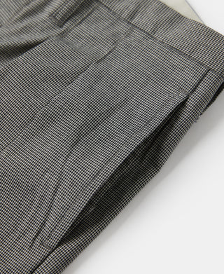 Lot 839 Houndstooth Double-Pleat Trousers