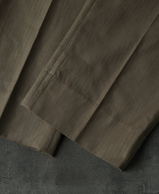 Lot 826 1940s Herringbone Work Trousers - Light Brown