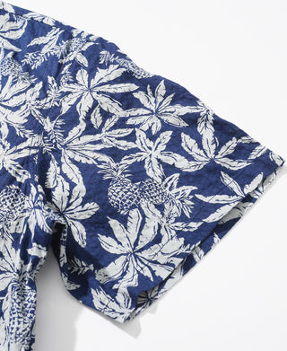 Tropical Palm & Pineapple Aloha Shirt