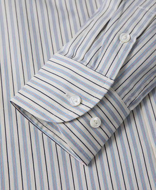 1930s 5 oz Yarn-Dyed Striped Dress Shirt