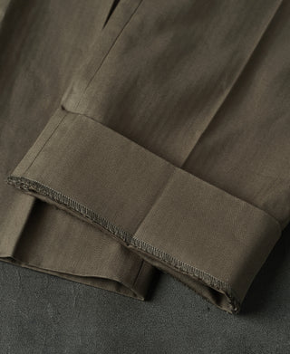 Lot 826 1940s Herringbone Work Trousers - Light Brown