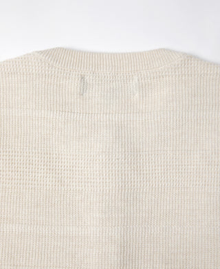 Jacquard Knitted Henley Shirt