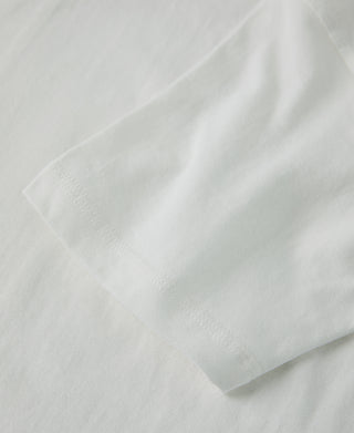 1930s Slanted Pocket Tubular T-Shirt - White