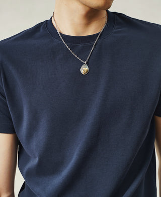 Slim Fit Crew Neck T-Shirt - Navy