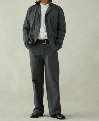 Black Chambray Work Jacket