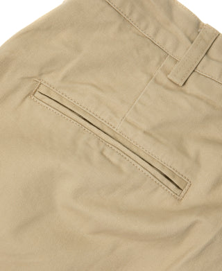 1930s IVY Style Double Pleated Chino Trousers - Khaki