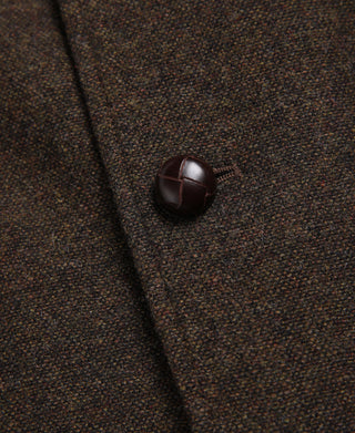 Half Norfolk Brown Tweed Jacket