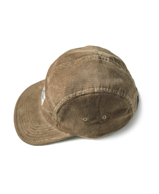 12.5 oz Corduroy 5 Panel Cap - Khaki