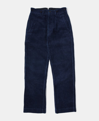 1920s Indigo Corduroy Work Pants