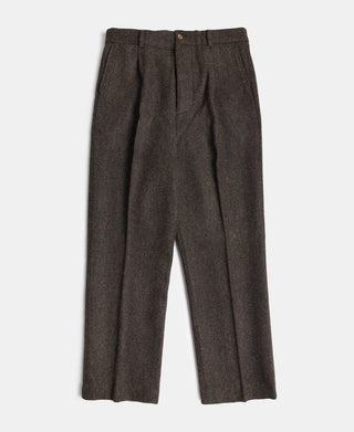 1920s Chocolate Brown Tweed Trousers