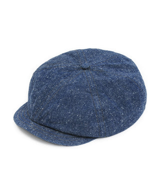 Pearl Yarn Denim Newsboy Cap