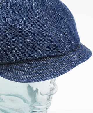 Pearl Yarn Denim Newsboy Cap