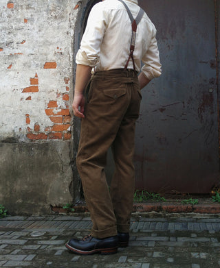 1920s 12 oz Corduroy Farmer Work Trousers