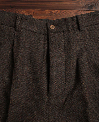 1920s Chocolate Brown Tweed Trousers