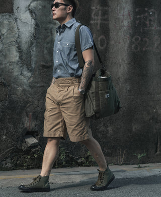 Chambray Short Sleeve Work Shirt