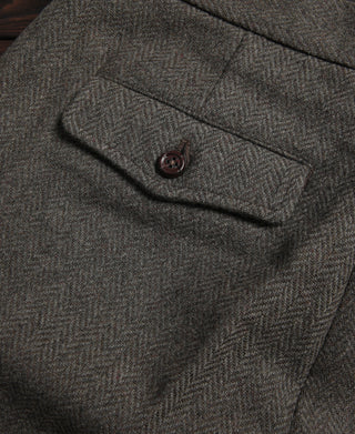 1920s Herringbone Tweed Trousers